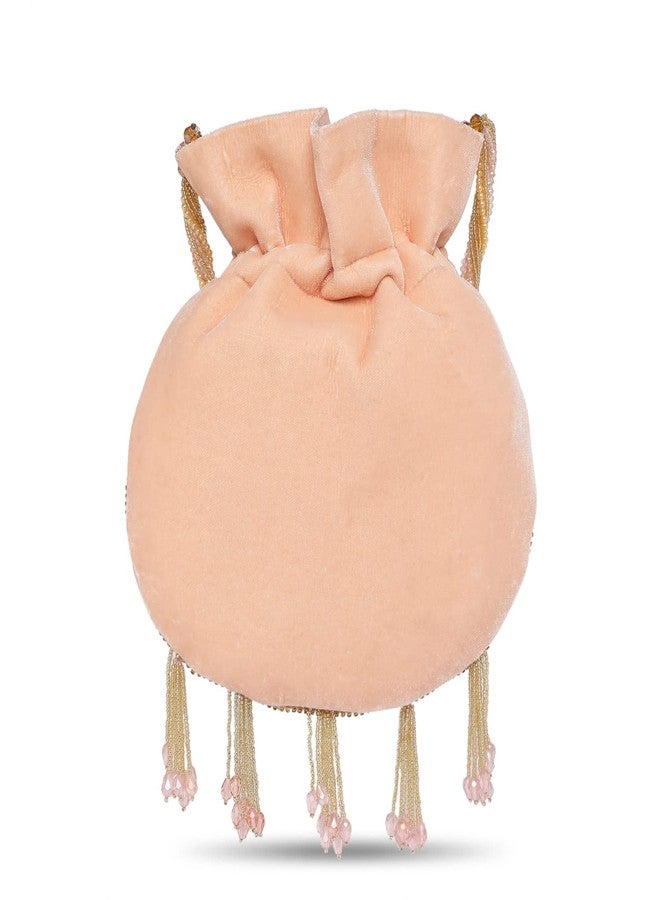 Peora Potli Bags for Women Evening Bag Clutch Ethnic Bride Purse with Drawstring (P61PCH) - Image 4